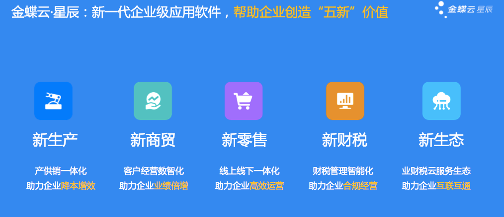 找到数字化服务小微企业的密钥，金蝶云星辰重新定义业财税一体化