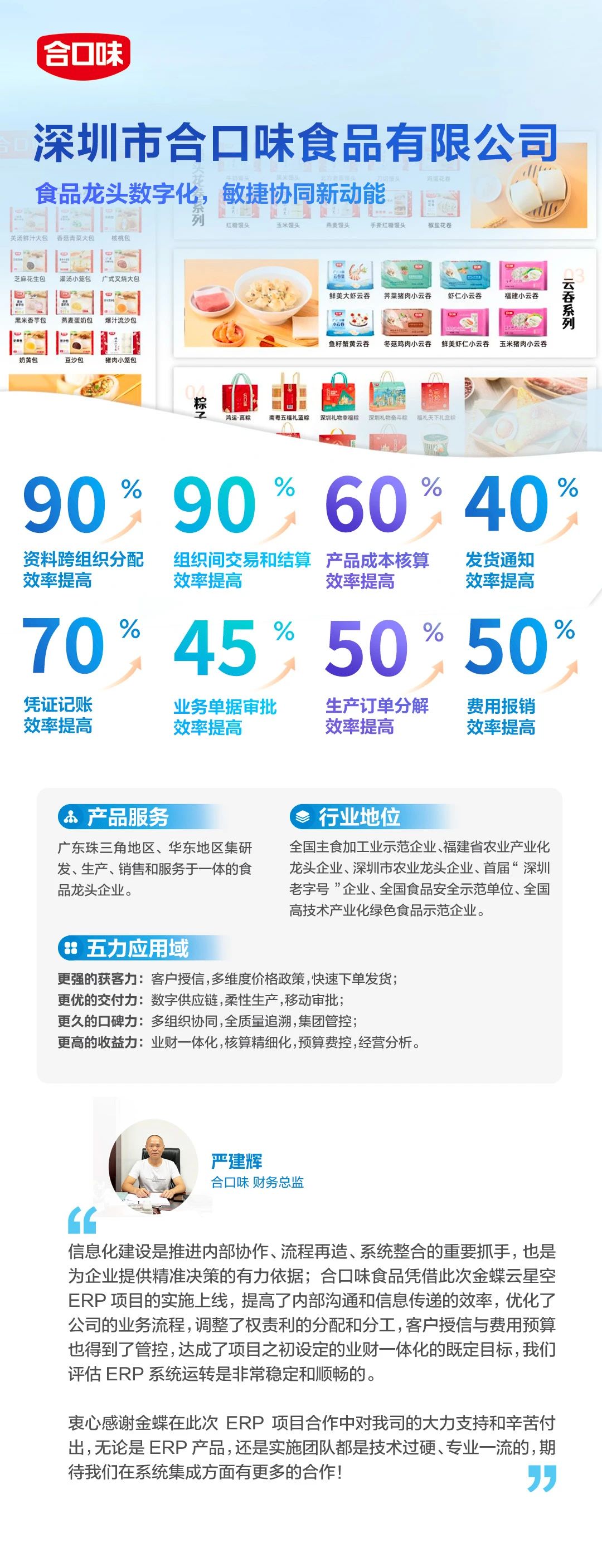 合口味：食品龙头数字化，敏捷协同新动能