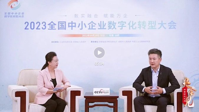 央视网专访金蝶章勇：为中国企业提供世界级的产品
